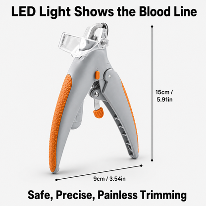 PawTrim Pro™ LED Pet Nail Clipper