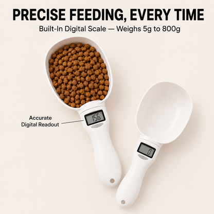 PortionPro™ Digital Pet Food Measuring Scoop