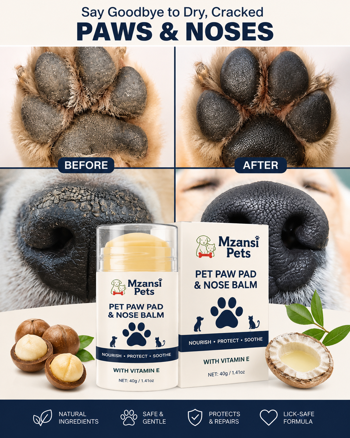 Brak Balm™ | Pet Paw & Nose Balm